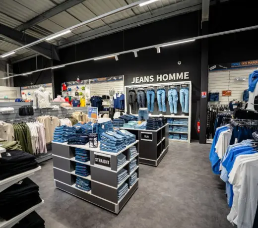 jeans de grandes marques à prix outlet chez Espace des Marques
