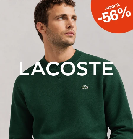 Lacoste marque en promo