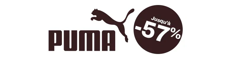 Arrivage Puma jusqu'à -57%