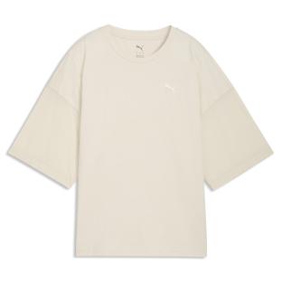 T-Shirt Beige Femme Puma Her vue 0