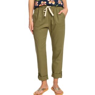 Women's Khaki Fluid Pants Roxy The Seashor Photo of the Espace des Marques %store% store - view of %key%