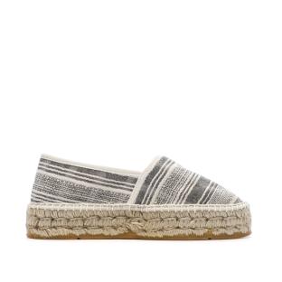 Women’s White/Black Espadrilles – Pare Gabia Aduna Photo of the Espace des Marques %store% store - view of %key%