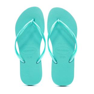 Tongs Turquoise Femme Havaianas Slim 1740 vue 0