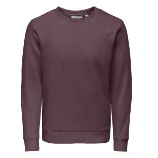 Herren-Sweatshirt in Bordeaux von Only & Sons Chase Ansicht 0