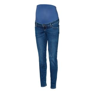 Jeans Regular Fit Bleu Femme Mamalicous Destroyed vue 0