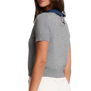 Polo Gris Femme Morgan MJANO vue 0