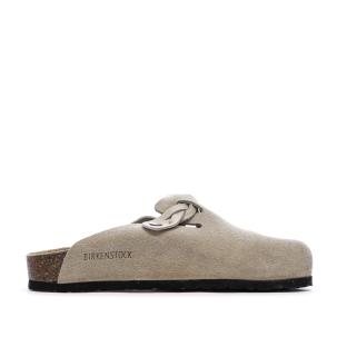 Sabot Taupe Femme Birkenstock Boston vue 0