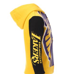 Sudadera con cremallera Los Angeles Lakers NBA, Amarillo/Morado, Niño ver 0