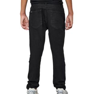 Jean Slim Noir Garçon Kaporal CEGOB vue 0