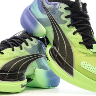 Chaussures de running Jaune/Bleu Femme Puma Fast Nitro vue 0