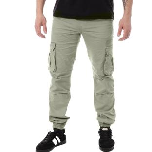 Pantalon Cargo Vert Clair Homme Paname Brothers Carlos vue 0