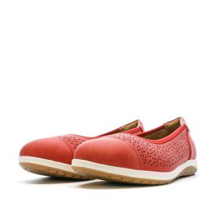 Ballerines Rouge Femme RELIFE Hygeno vue 0