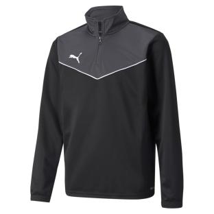 Boys' Puma Indrise 1/4 zip sweatshirt Black/Grey Photo of the Espace des Marques %store% store - view of %key%
