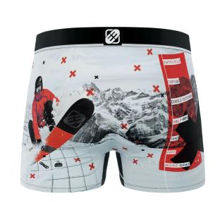 Boxer gris/rojo para chicos Freegun Mountain ver 0