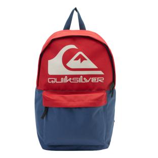Mochila azul marino/roja para niño de Quiksilver con el logotipo «The Poster» ver 0