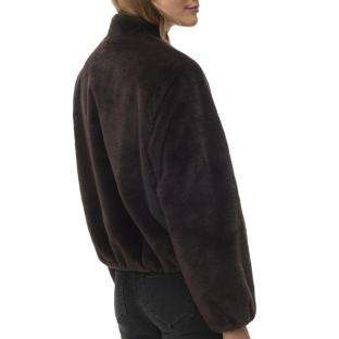 Veste Fausse Fourrure Marron Femme Vero Moda Jaliga vue 0