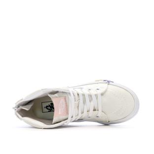 Zapatillas niña beige Vans Flower ver 0
