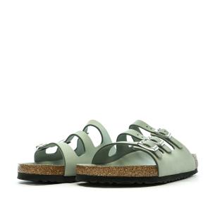 Sandales Vertes Femme Birkenstock Florida vue 0