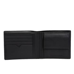 Portefeuille Noir Homme Tommy Hilfiger Saffiano vue 0