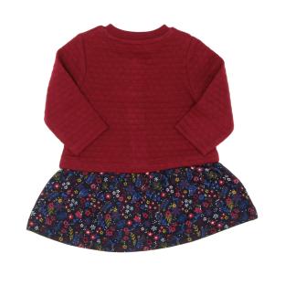 Robe Marine/Fuchsia à fleurs Fille EOM Emini vue 0