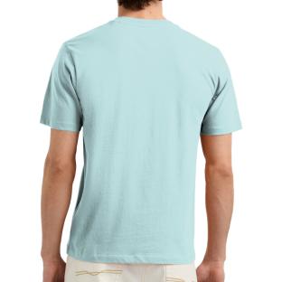 T-Shirt Bleu Pastel Homme Pepe jeans Eggo vue 0