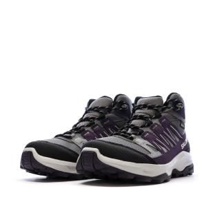 Chaussures de randonnées Grises/Noires Femme Salomon Thundercross vue 0