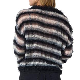 Pull en Maille Noir Femme Noisy May Morgan vue 0