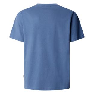T-Shirt Bleu royal Homme Pepe jeans Contrast Connor vue 0