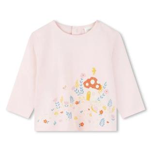 Pink Baby Girl T-shirt Carrément Beau Y30218 Photo of the Espace des Marques %store% store - view of %key%