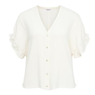 Blouse fluide blanche femme Vero Moda Frame vue 0