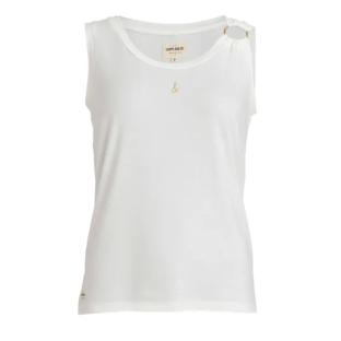 Camiseta sin mangas blanca para mujer Happy & Co Anneau ver 0