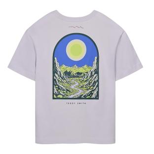 Camiseta violeta para niño Teddy Smith Anik ver 0