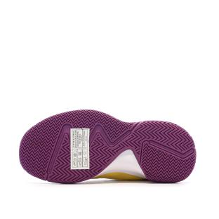 Zapatillas de baloncesto blancas y moradas para niña PEAK SPORT Game 2 ver 0