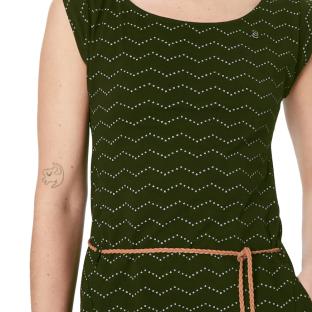 Kleid Grün Frau Ragwear Zig Zag Ansicht 0