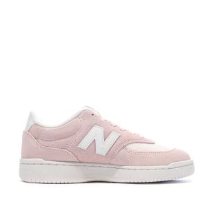 Baskets Rose/Blanche Femme New Balance Bb80 vue 0