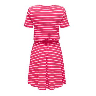 Rosa gestreiftes Kleid für Frauen ONLY 15320317 Ansicht 0