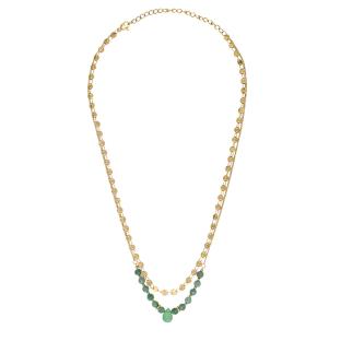Clio Blue Women's Gold Necklace CO0005 Photo of the Espace des Marques %store% store - view of %key%