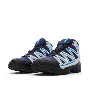 Negro/Blanco/Azul botas senderismo Hombre Salomon Skookie ver 0