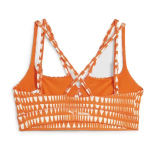 Sujetador naranja para mujer Puma Lemlem Impact ver 0