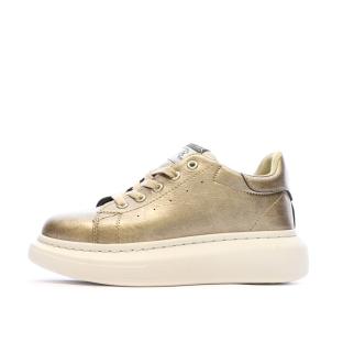 Baskets Doré Femme Chattawak HAWAI vue 0