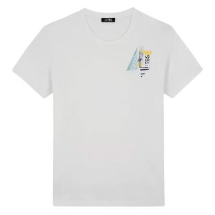 T-Shirt Blanc Homme TBS Arctique Miel vue 0