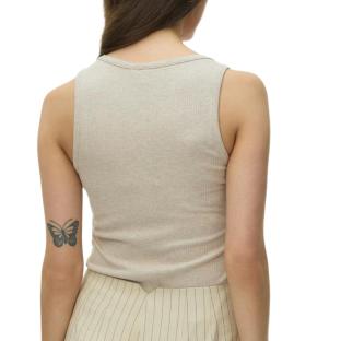 Beiges Damen-Tanktop von Vero Moda, Modell „Kiki“ Ansicht 0