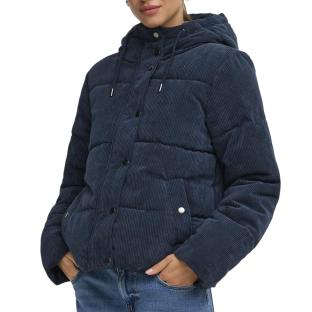 Doudoune Velours Côtelé Marine Femme JDY Vita vue 0