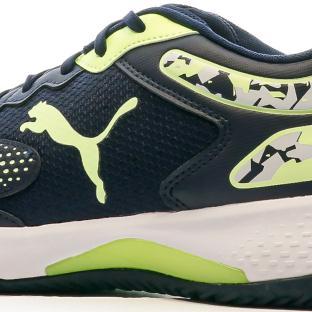 Padel Shoes Black/Yellow Men's Puma Solarcourt Photo of the Espace des Marques %store% store - view of %key%