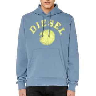 Sweat Bleu Homme Diesel Felpa vue 0