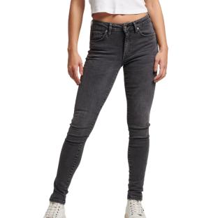 Jean Skinny Noir Femme Superdry Mid Rise vue 0