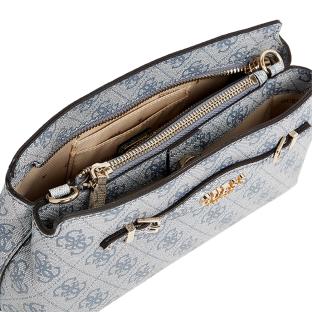 Sac à Bandoulière Bleu Femme Guess Katya vue 0