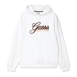 Sweat à capuche Blanc Homme Guess Beau vue 0