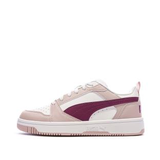 Baskets Rose/Blanc Garçon Rebound Low vue 0