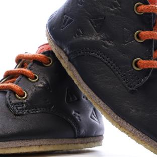 Chaussons Marines/Rouges Garçon Aster Layas vue 0